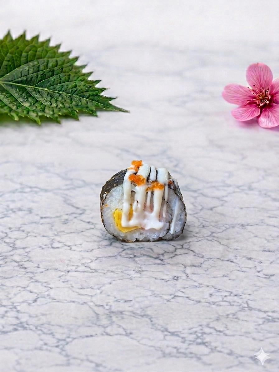 ห้าวห่อสาหร่ายไส้ปูอัดไข่หวาน